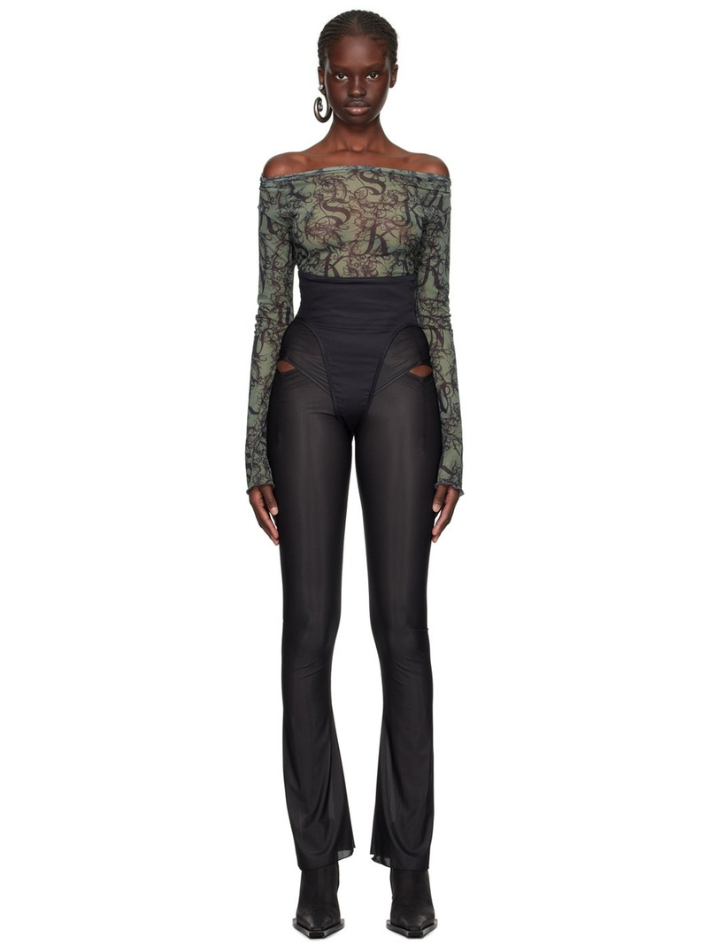 SSENSE Exclusive Black Scythe Trousers 1