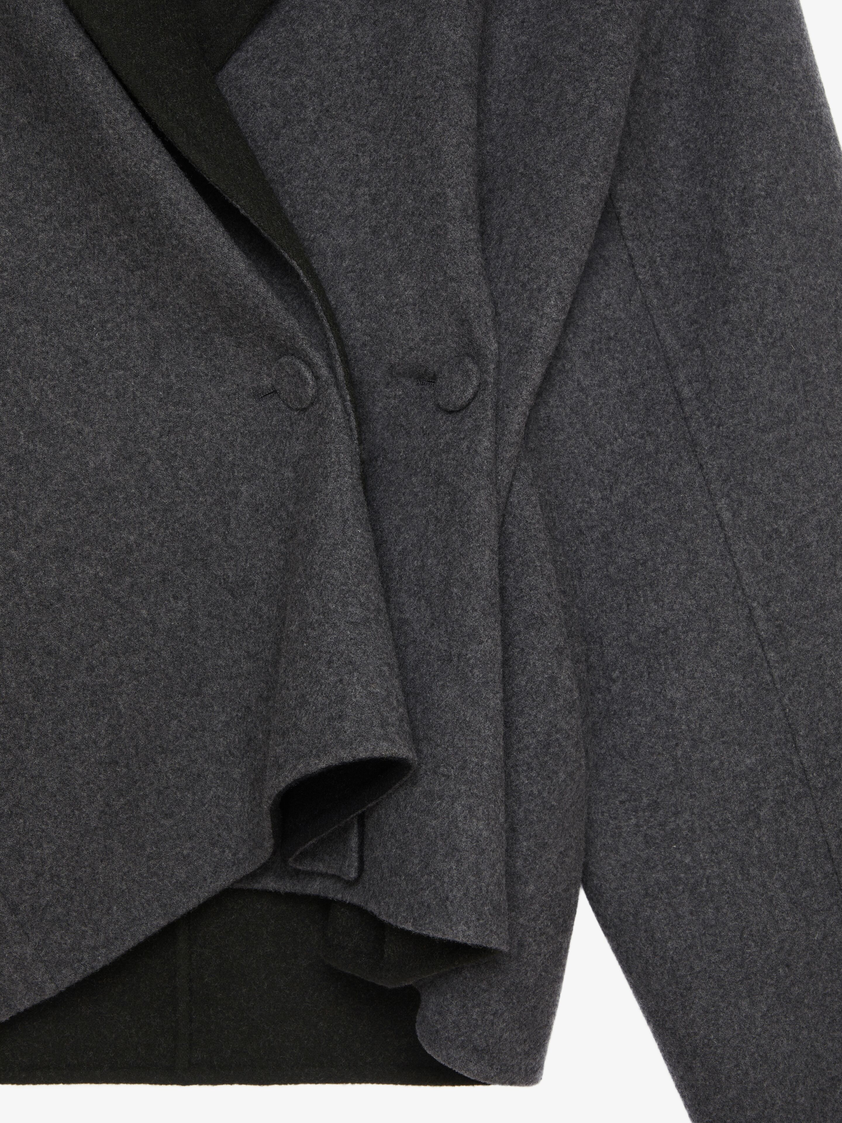 JACKET IN DOUBLE FACE WOOL AND CASHMERE - 5