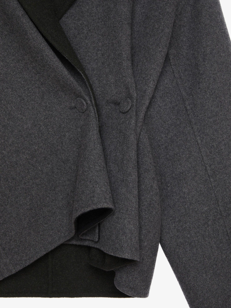 JACKET IN DOUBLE FACE WOOL AND CASHMERE 5