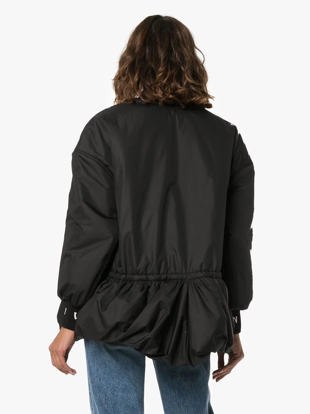 drawstring bomber jacket - 4