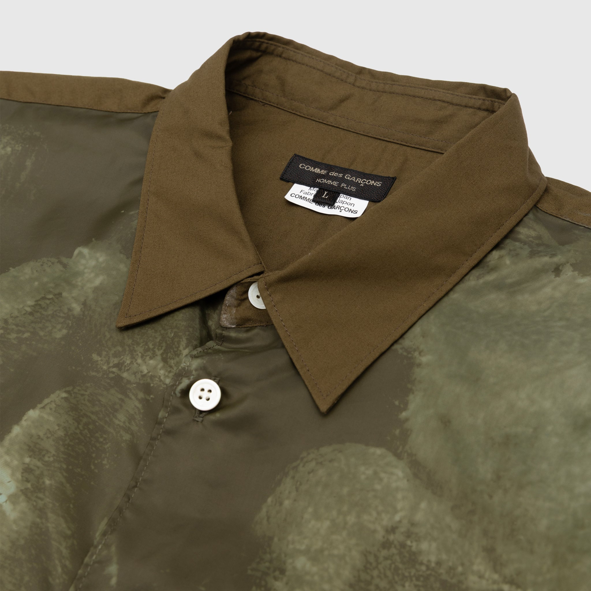 POLYESTER TAFFETA x COTTON BROAD GARMENT SHIRT - 2
