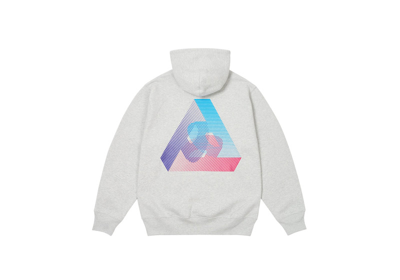 PALACE 3P FADE HOOD GREY MARL outlook