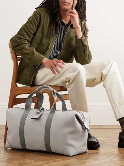 Mulberry Medium Clipper Leather-Trimmed Scotchgrain Holdall outlook
