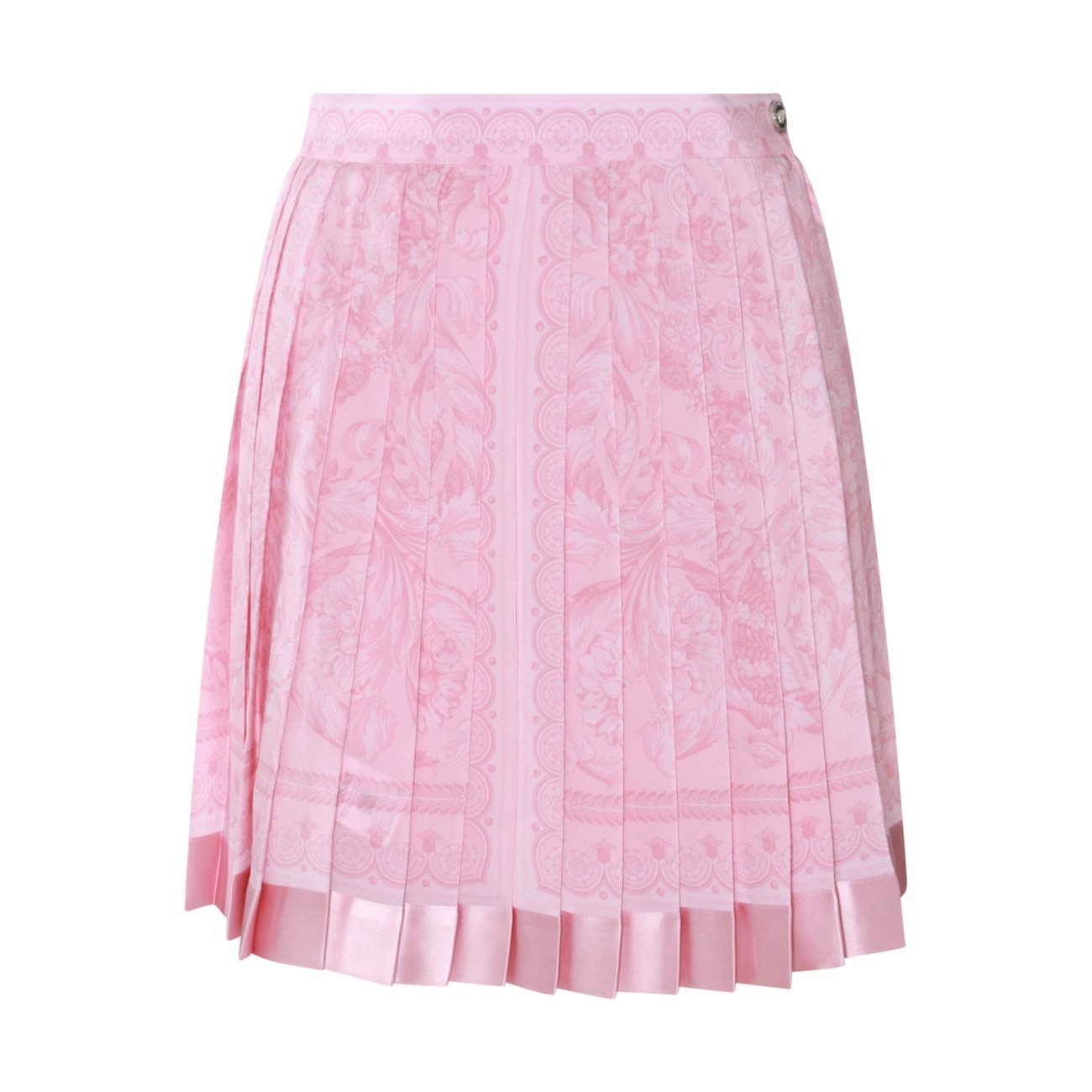 pink silk barocco skirt - 1