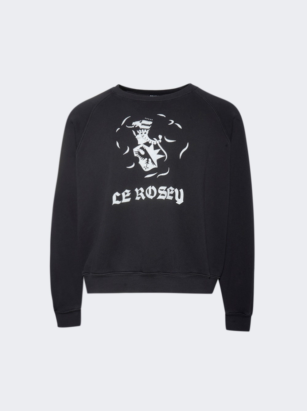 Le Rosey Raglan Sweatshirt Faded Black - 1