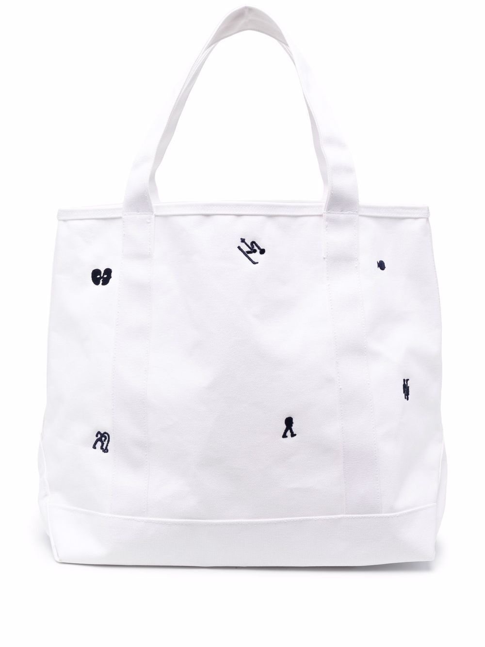 logo-patch shoulder bag - 1