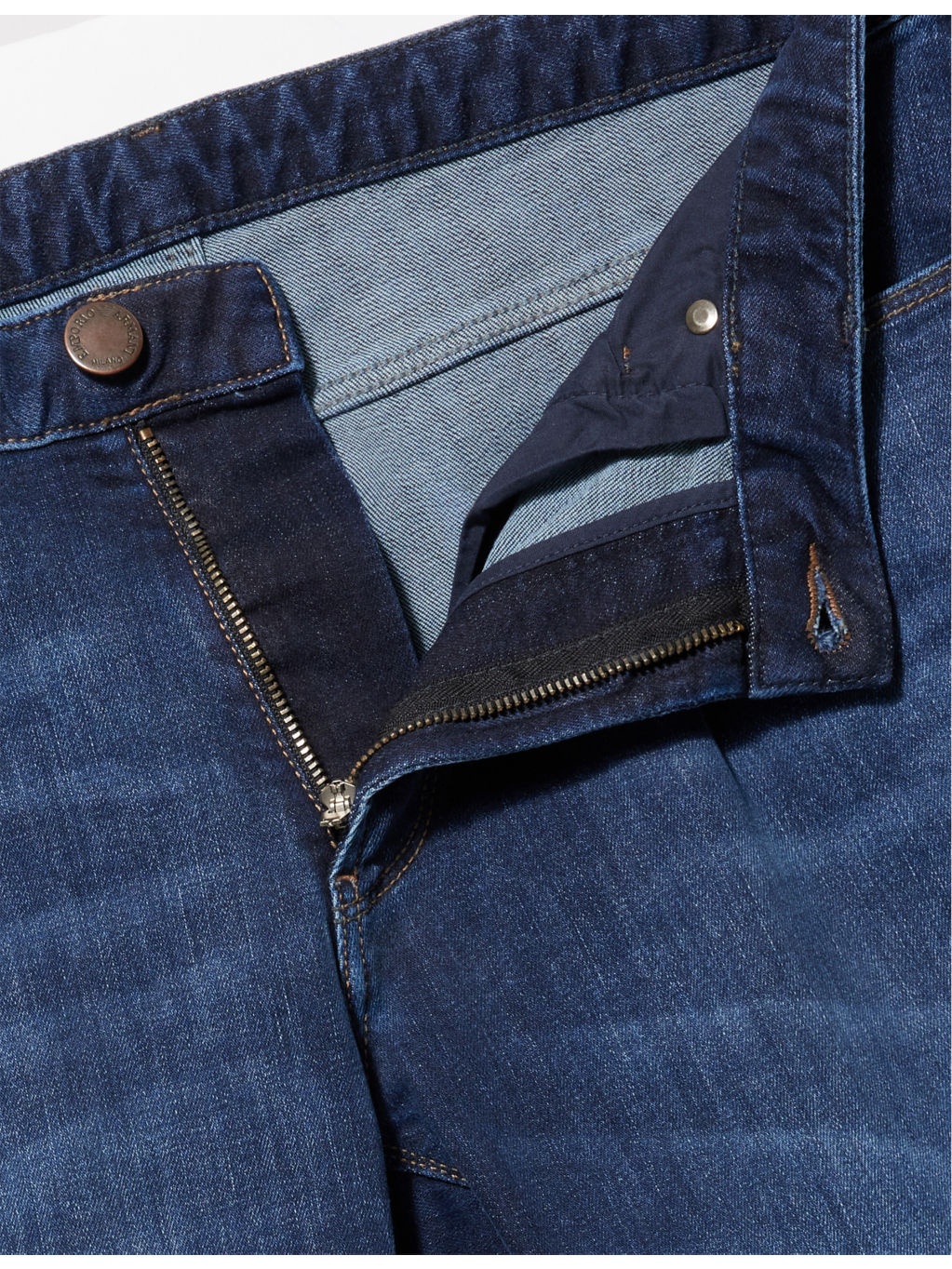 Logo-embellished straight-leg denim jeans - 6