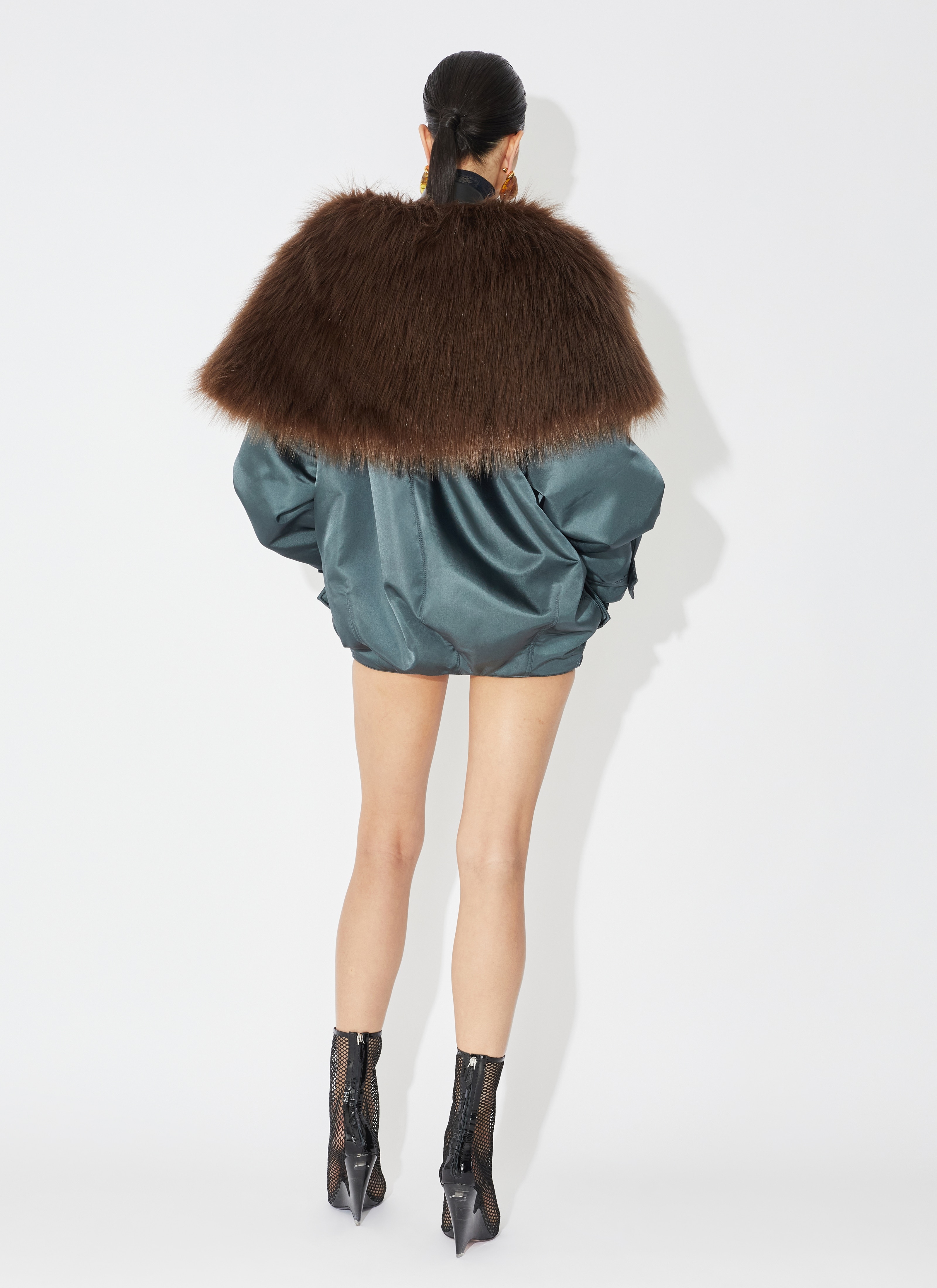 【関税&送料込】Alaia Bomber Con Cintura Alaïa NYLON MAXI BOMBER | REVERSIBLE