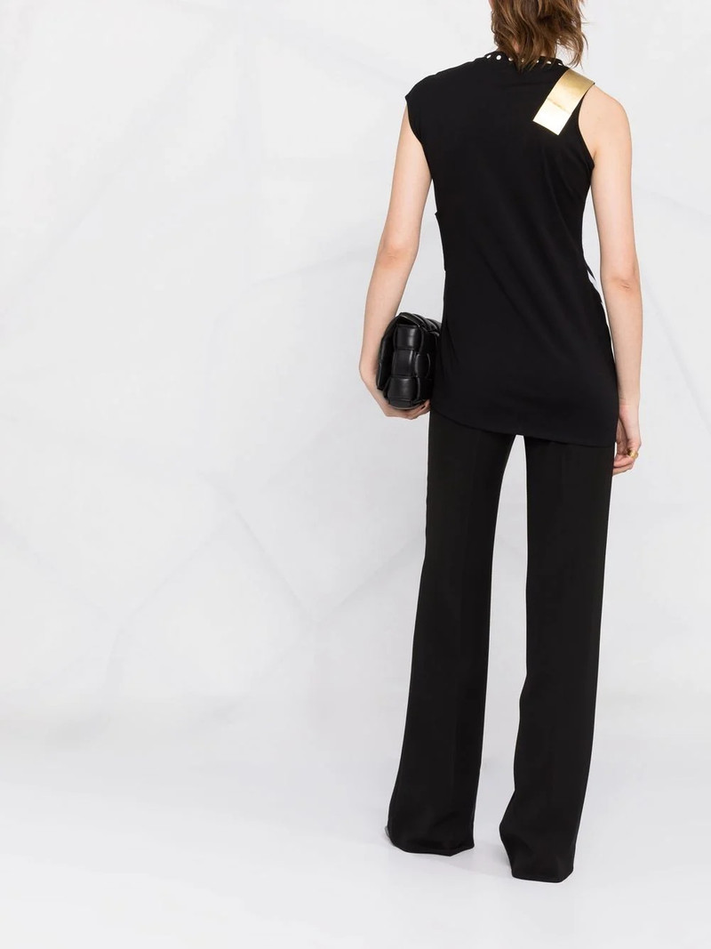 mix-print asymmetric top 4