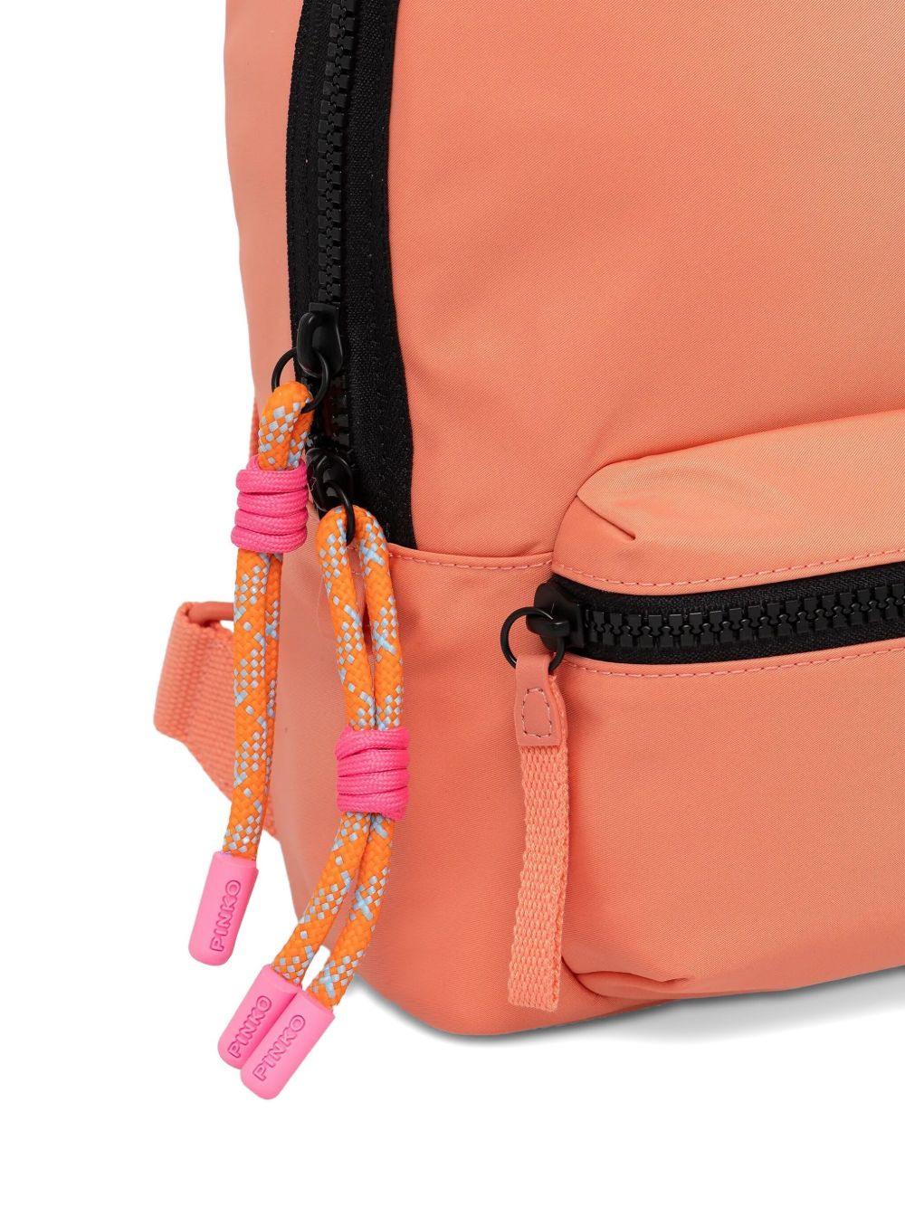 logo-motif zip-fastening backpack - 5