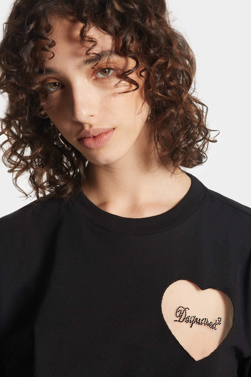 BOXY FIT HEART T-SHIRT - 4
