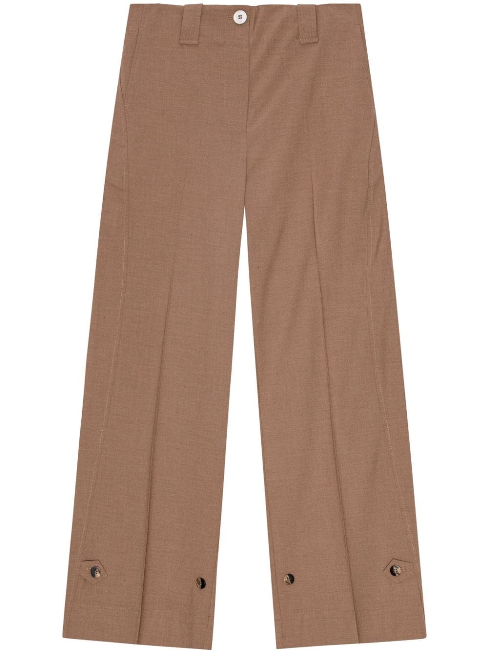 adjustable-leg tailored trousers - 1
