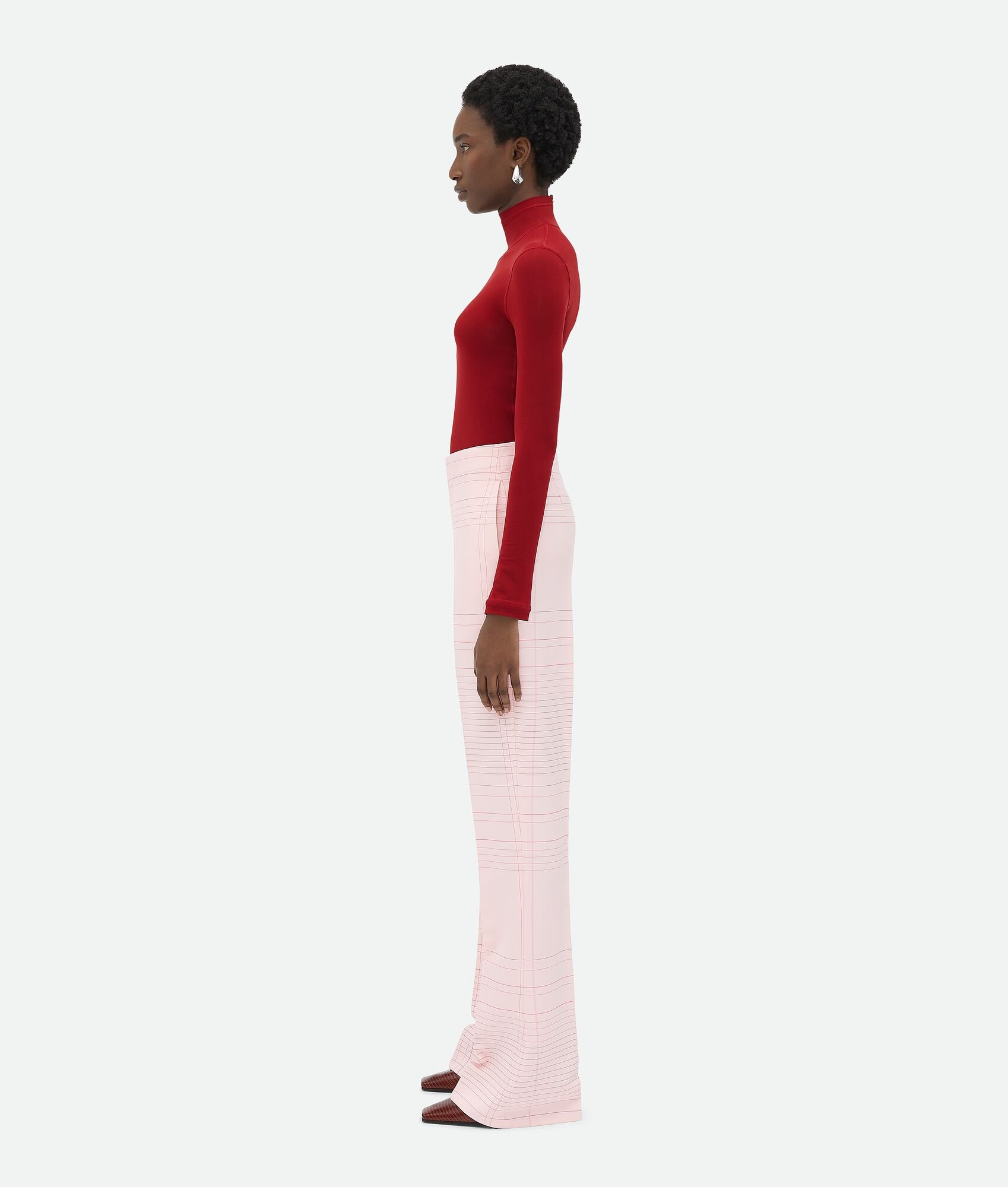 Notebook Viscose Flared Trousers - 2