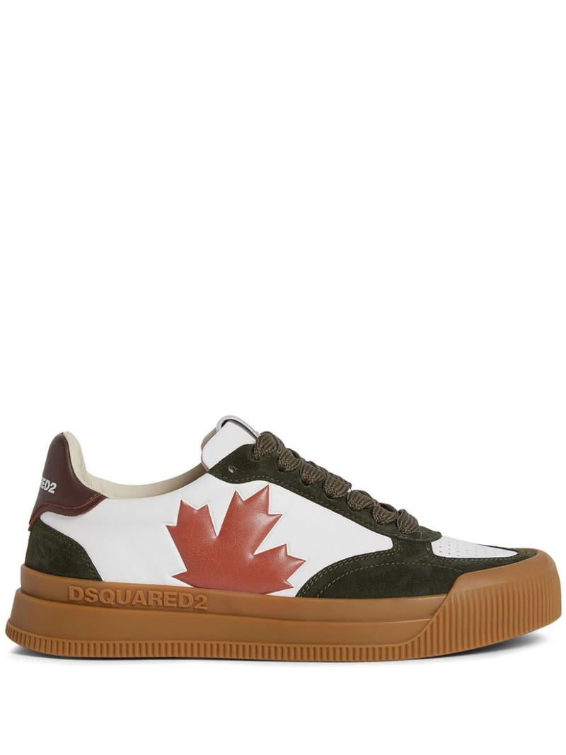 logo-print low-top sneakers 1