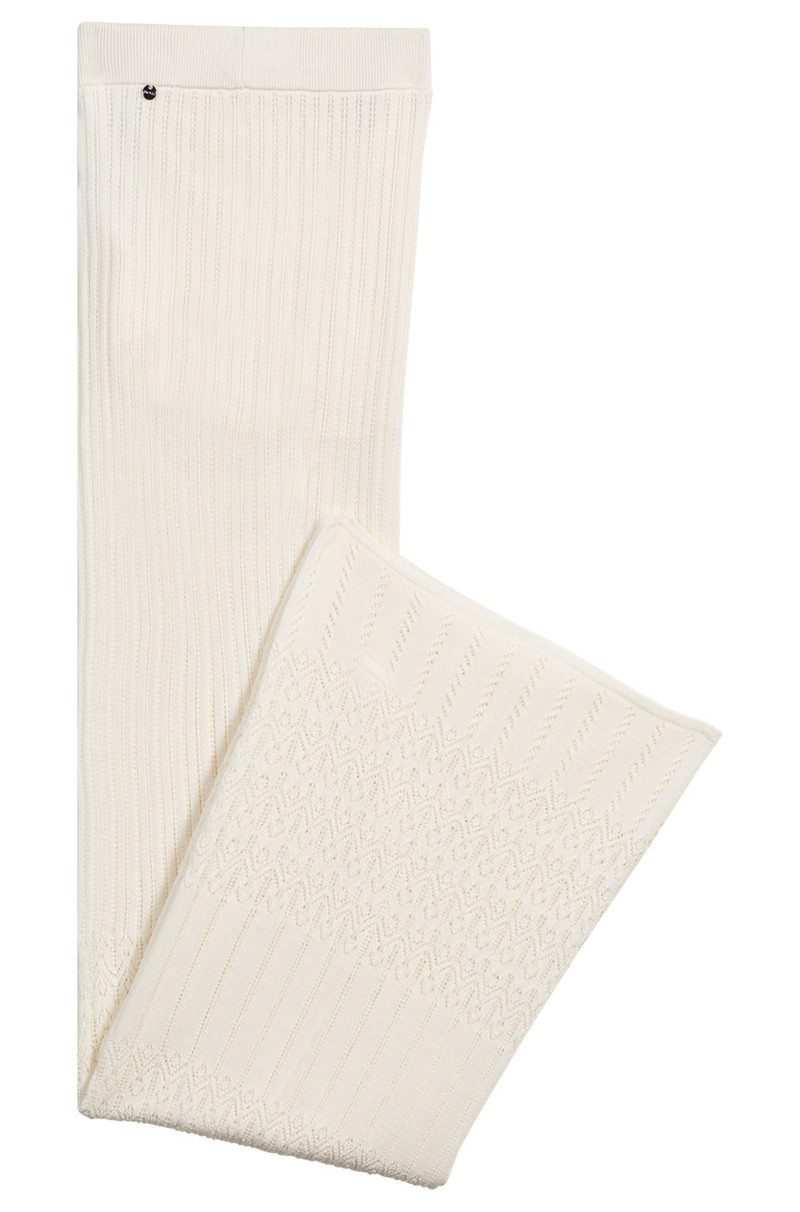 KNITTED TROUSERS IN STRETCH FABRIC WITH MIXED STRUCTURES 6