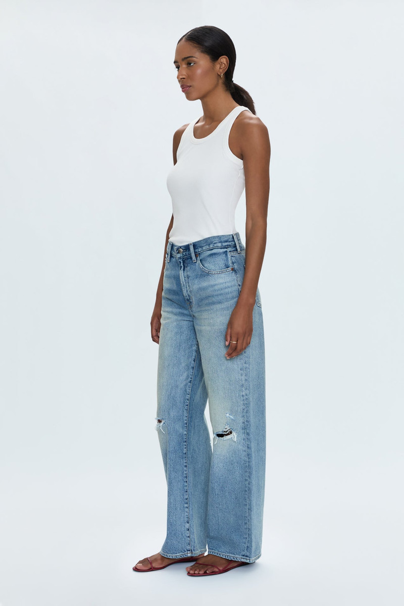 HENDRIX HIGH RISE BAGGY JEAN - APPRENTICE DISTRESSED 5