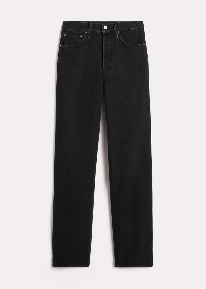 Classic cut denim full length faded black - 1