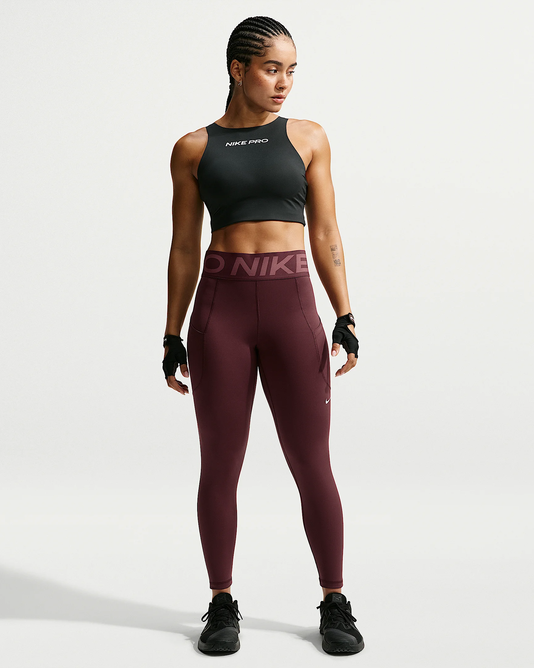 Nike Pro Sculpt Women's High-Waisted 7/8 Leggings with Pockets - 1