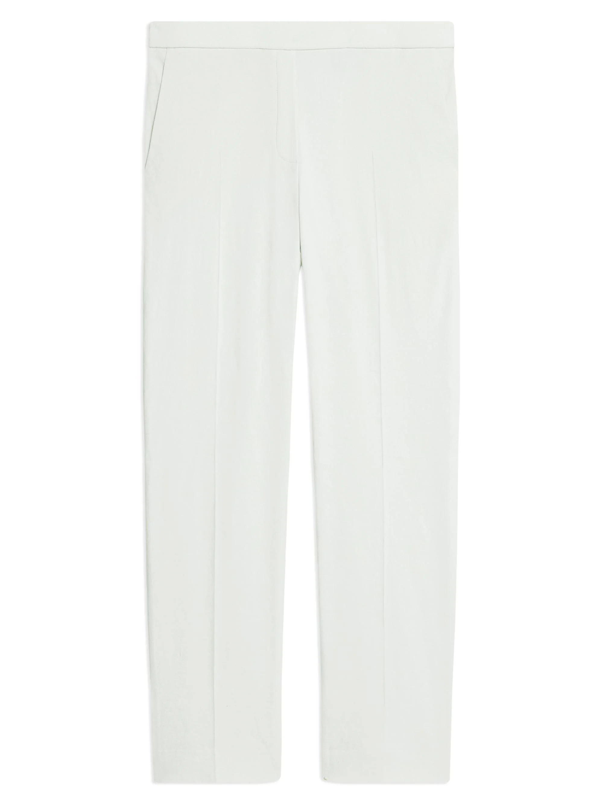 Women's Treeca Linen Pull-On Crop Pants - Light Sea Glass - 1