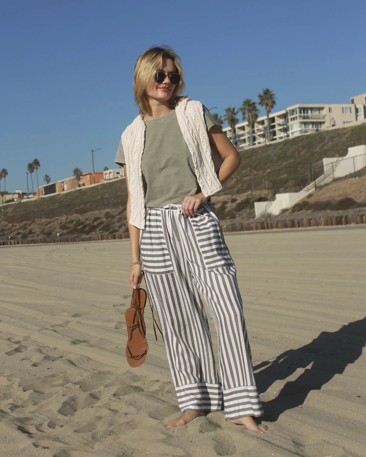 Ella Contrast Stripe Pant - 1