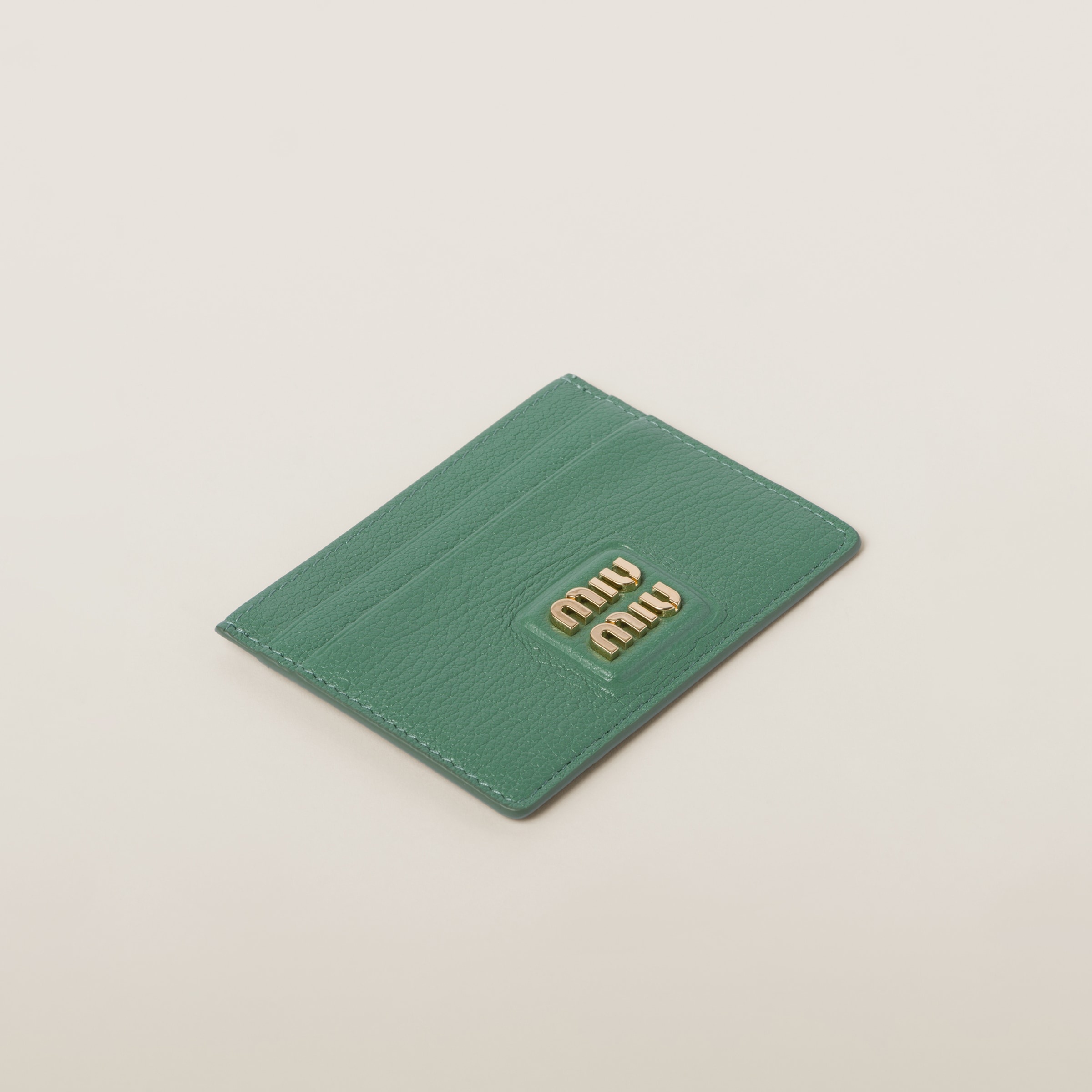 Madras leather card holder - 1