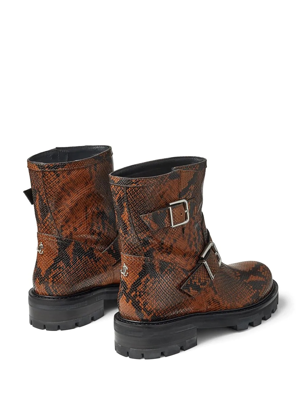 snakeskin-effect Youth II boots - 3