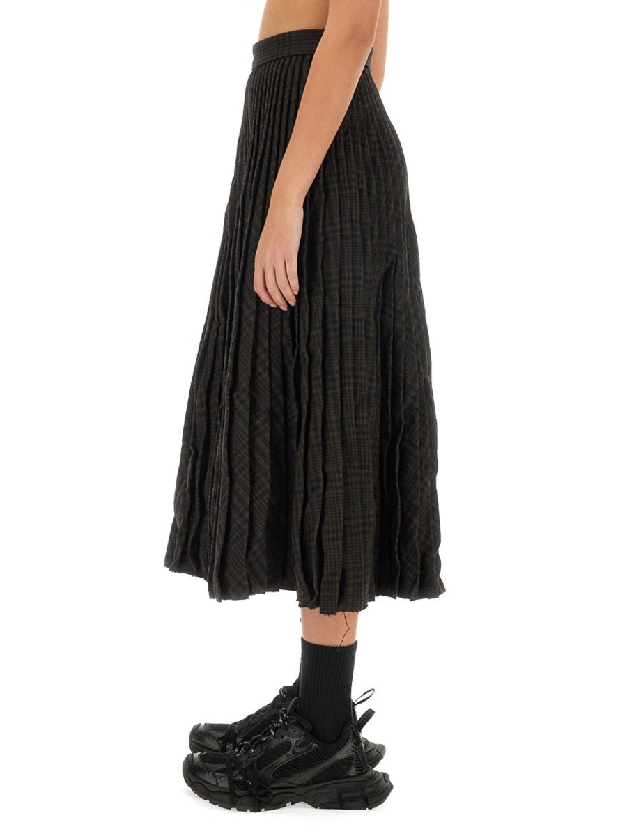 Balenciaga Women Pleated Skirt. - 3