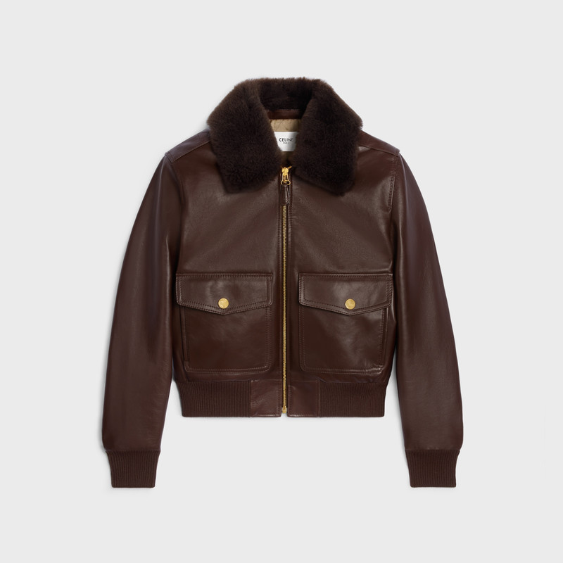 aviator blouson jacket IN calfskin 1