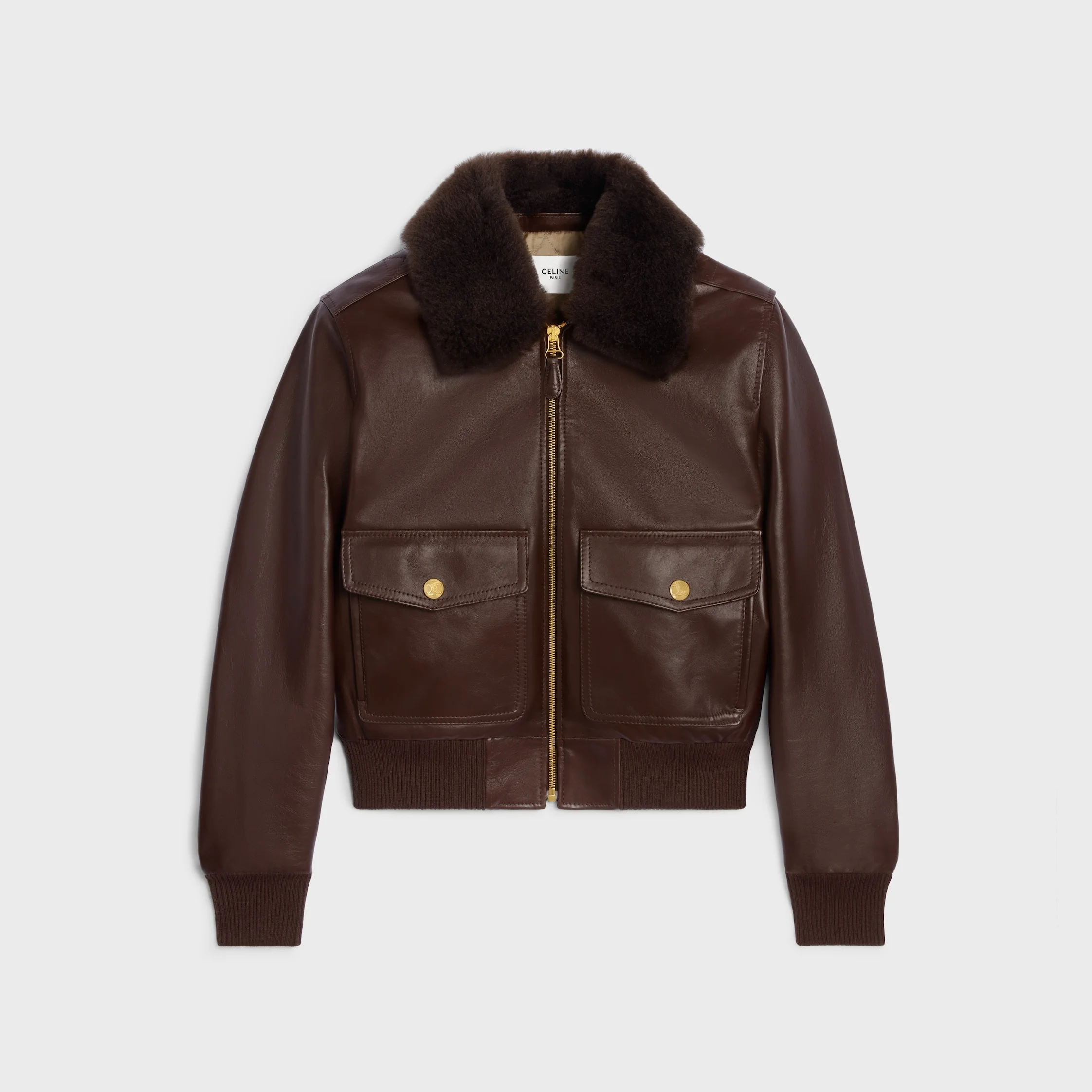 aviator blouson jacket IN calfskin - 1