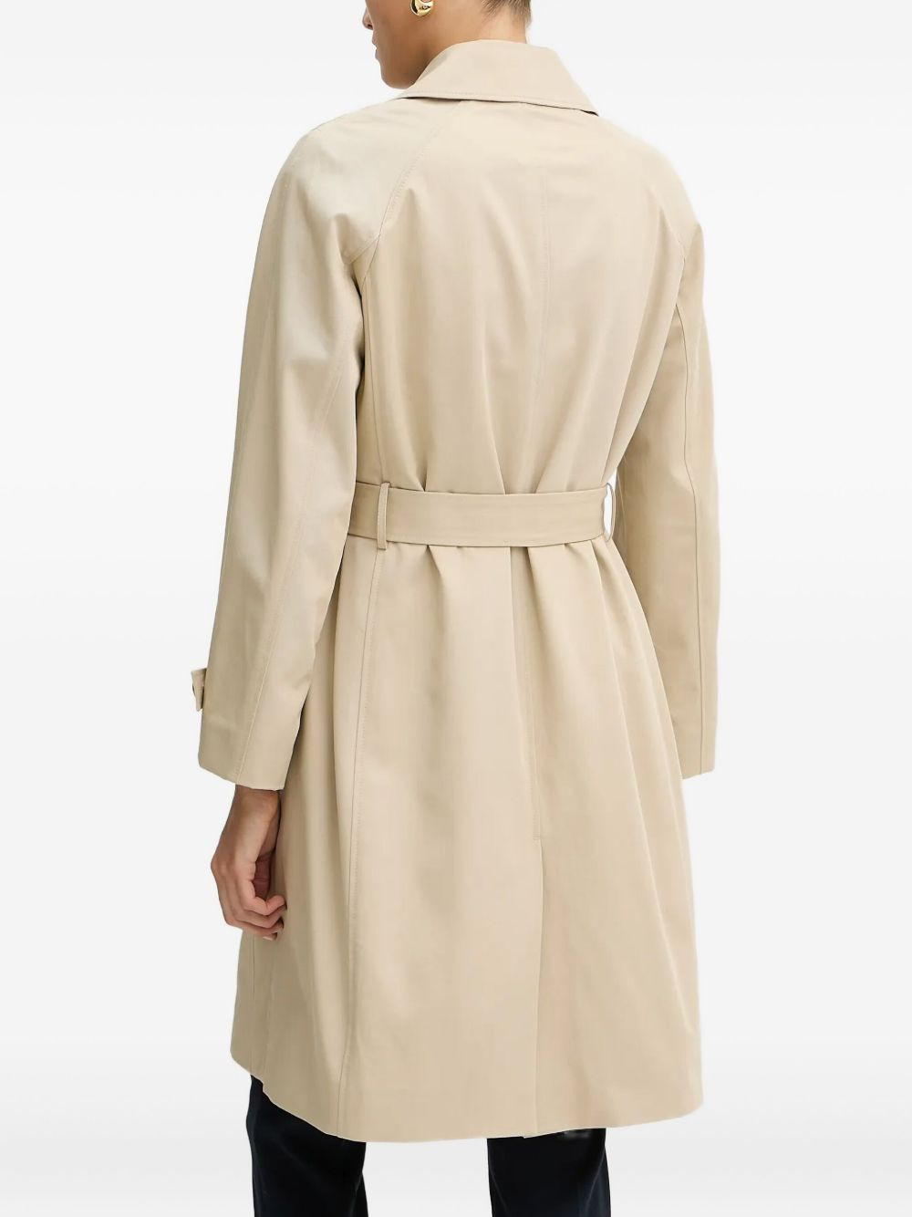 belted trench coat - 4