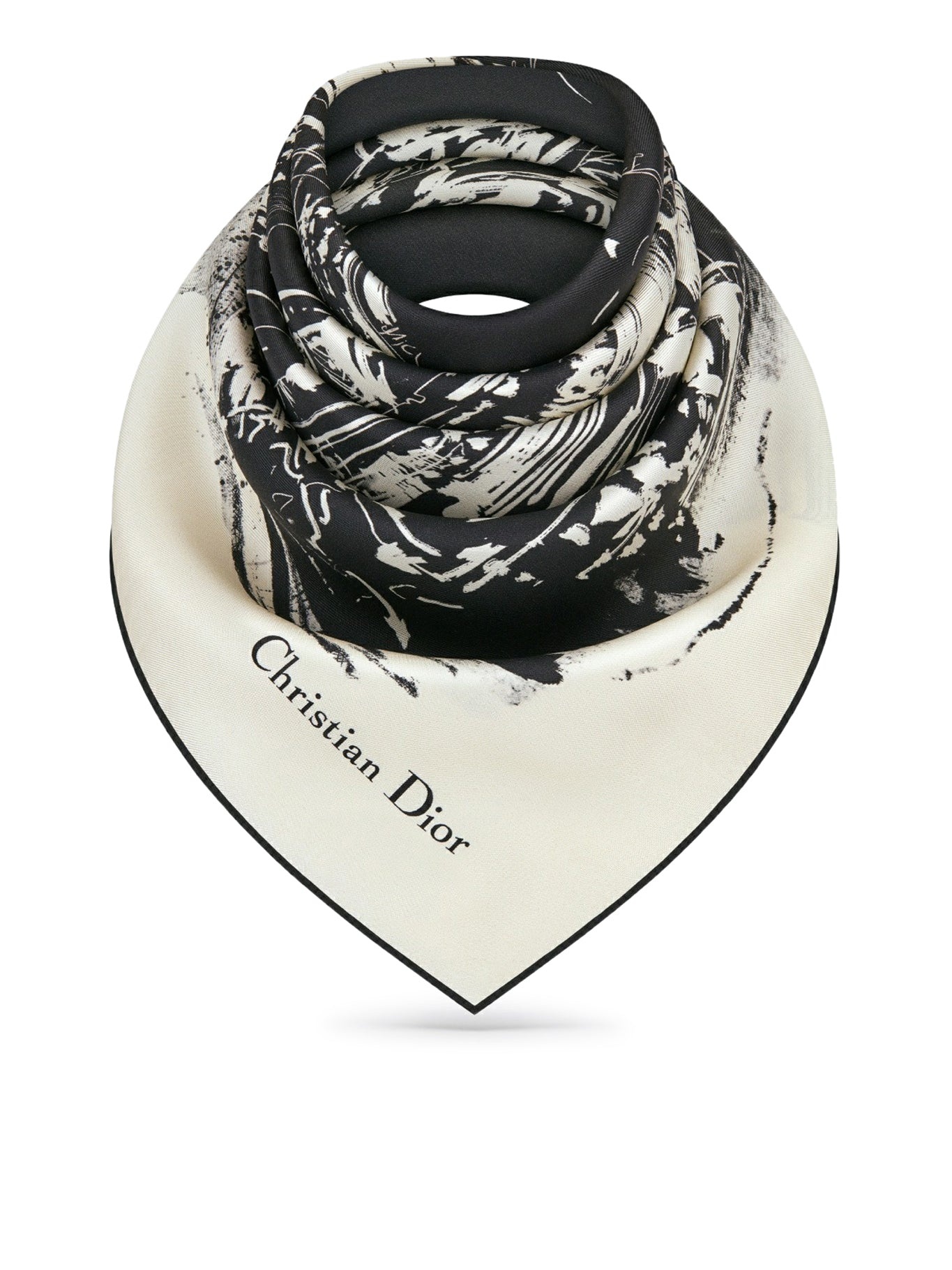 Christian Dior ブラック スカーフ Ranko様】極美品✨クリスチャンディオール トロッター スカーフ