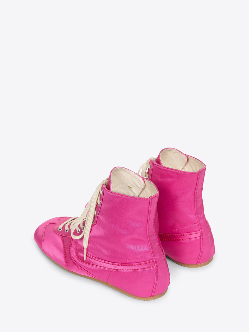 SATIN HIGH TOP SNEAKERS 4