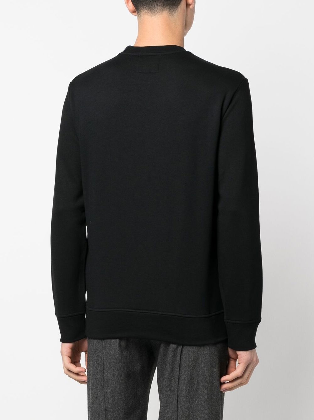logo-print cotton sweatshirt - 4