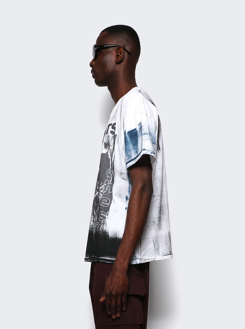 Boys Smoking T-shirt With Paint White - 4