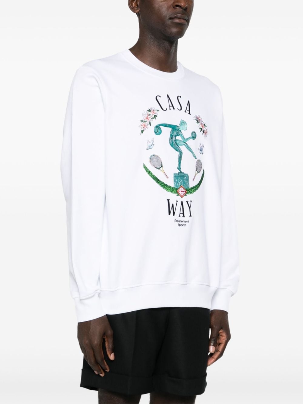 Statue En Marbre embroidered sweatshirt - 3