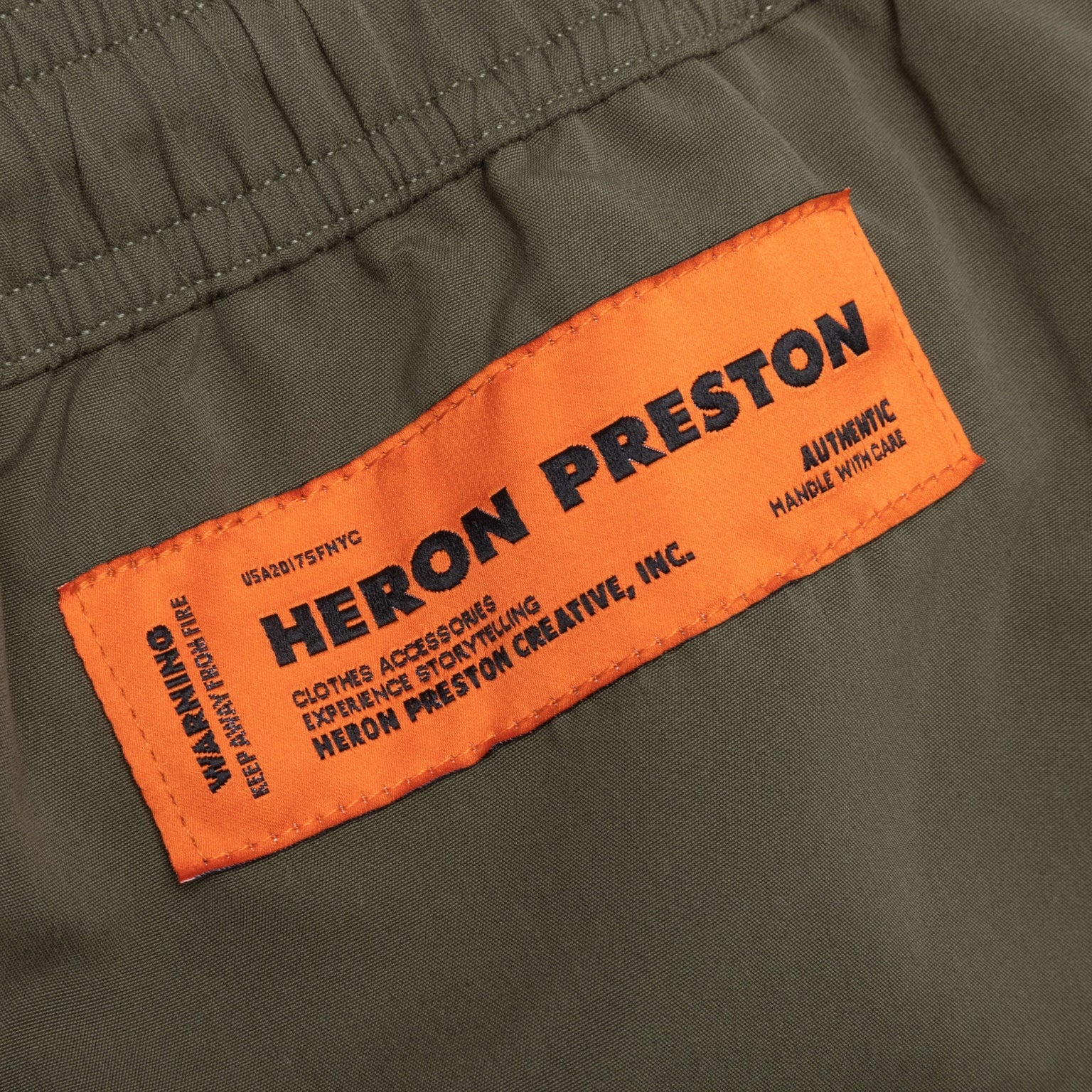 HERON PRESTON NYLON SWIMSHORTS - GREEN/NO COLOR - 3