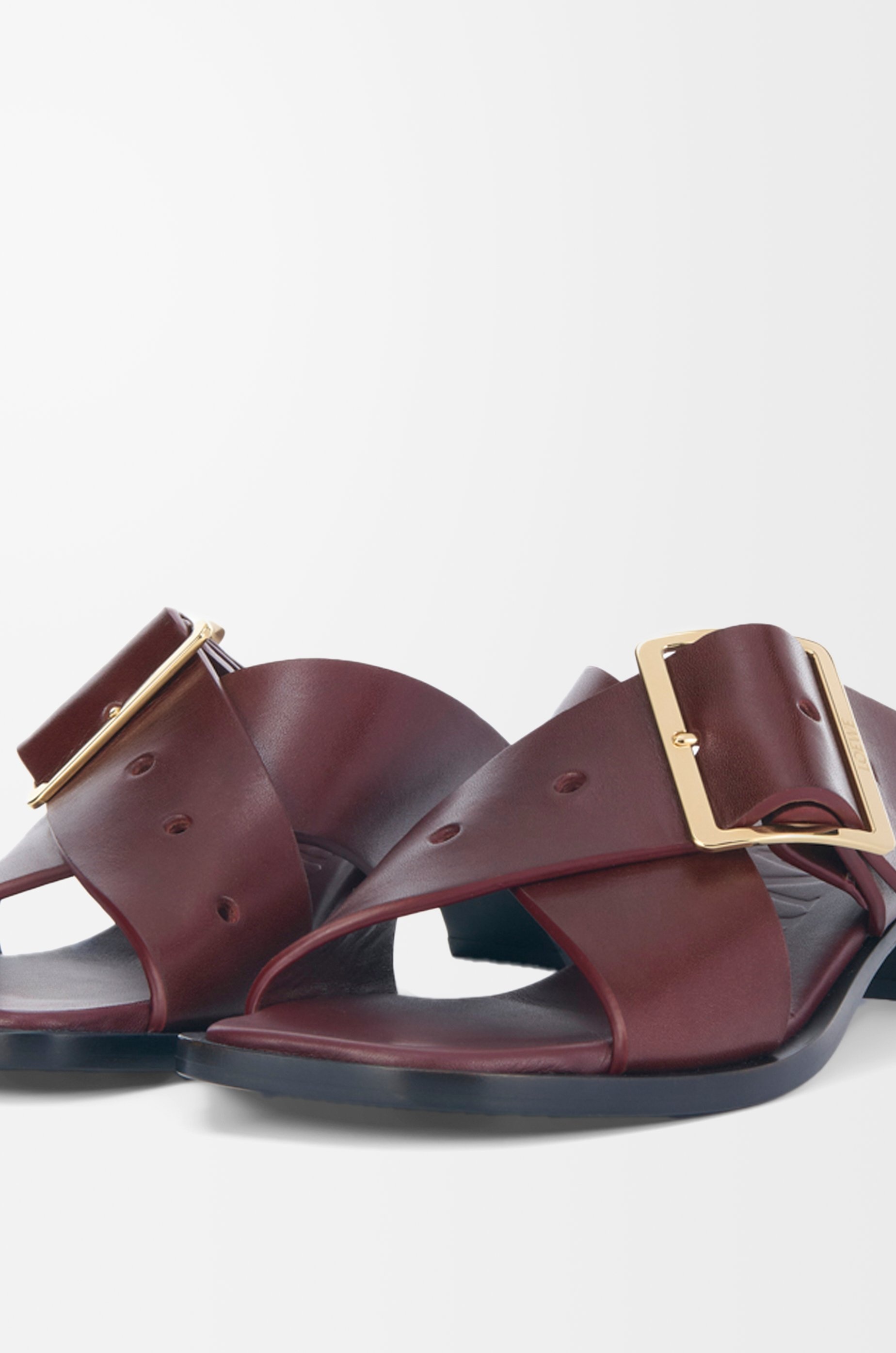 Petal Belt sandal in vegetable-tanned calfskin - 5