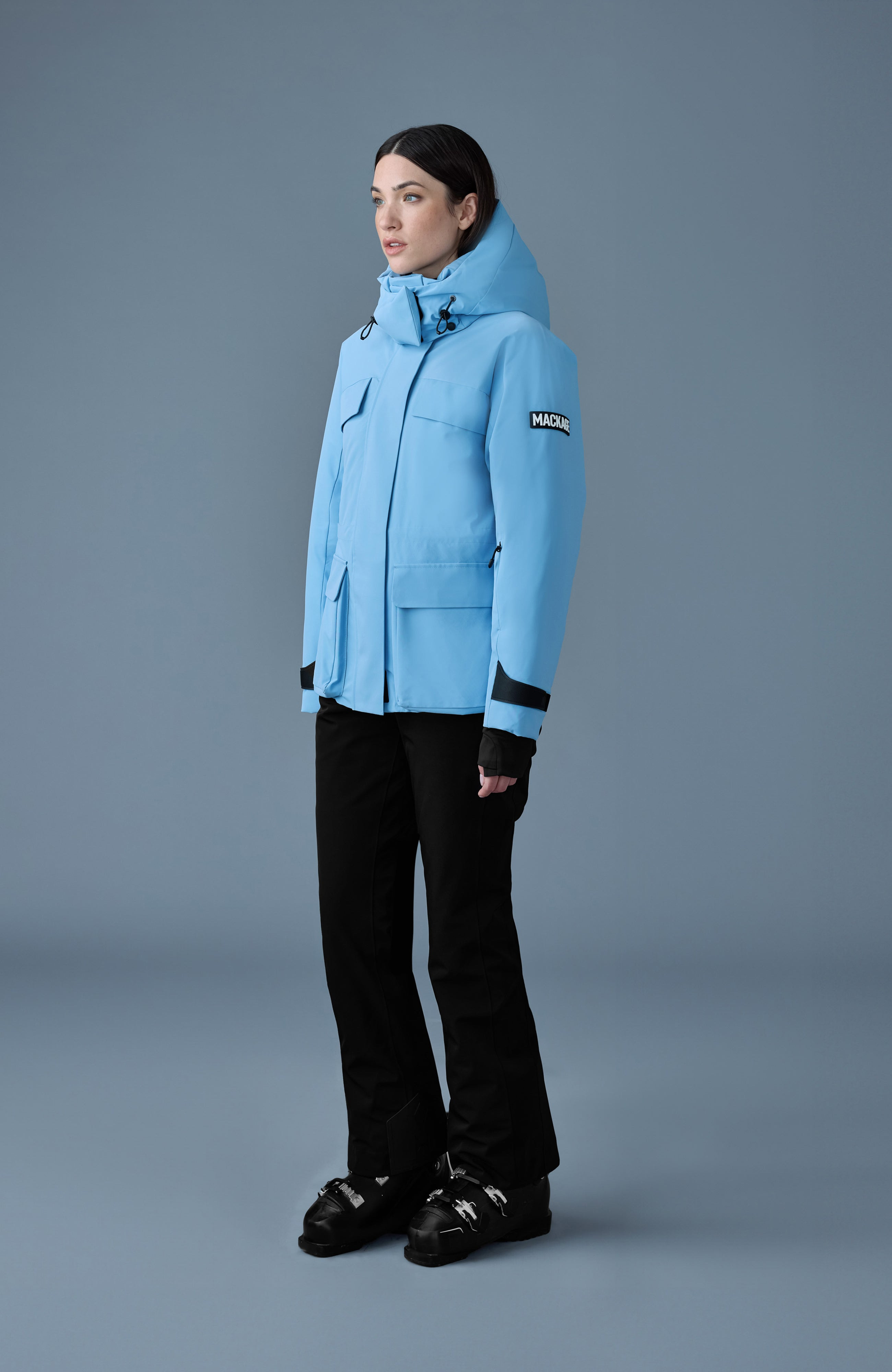 ICLYN-R Medium down ski jacket with removable hood - 3
