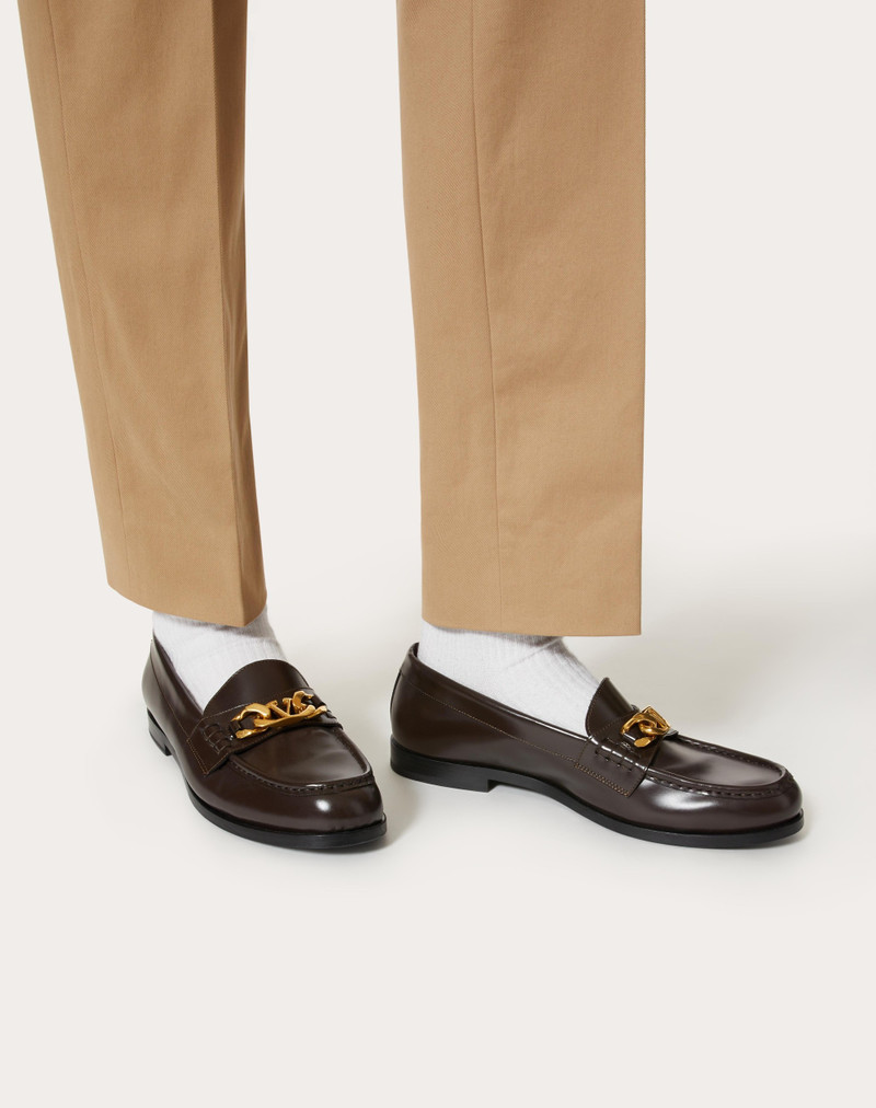 Valentino VLOGO CHAIN CALFSKIN LOAFER outlook