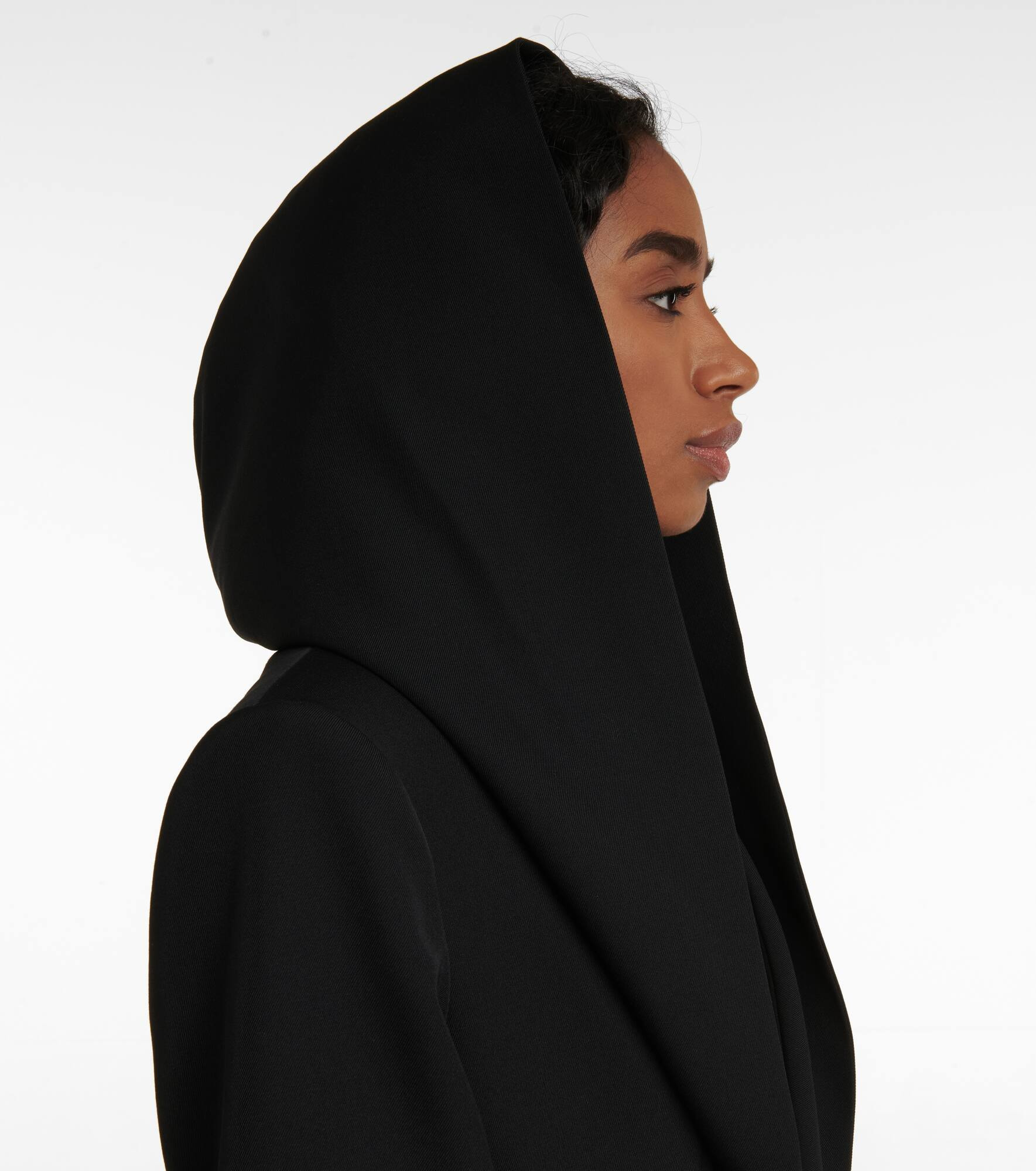 Hooded wool minidress - 5