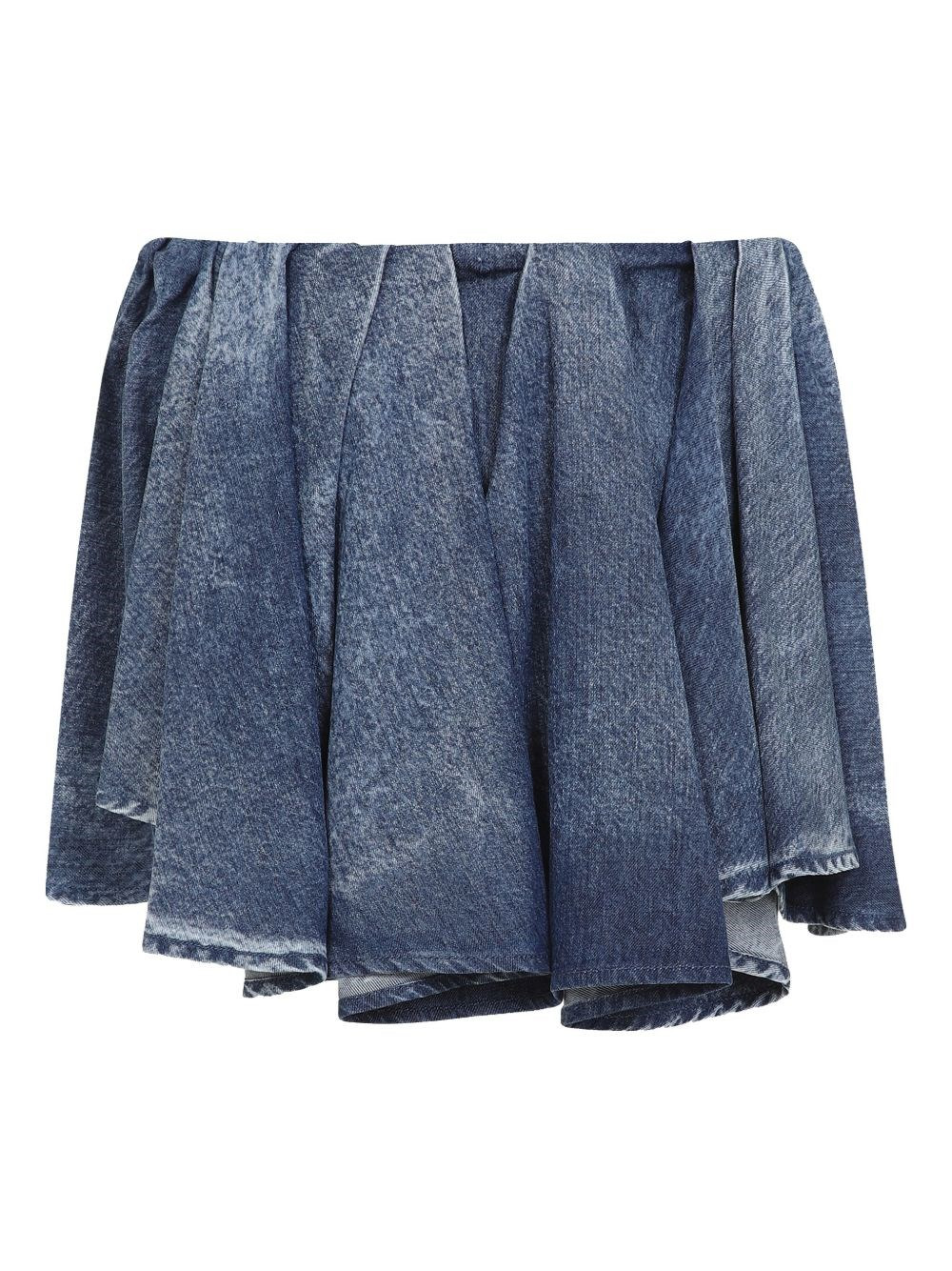 Asymmetric mini skirt - 2