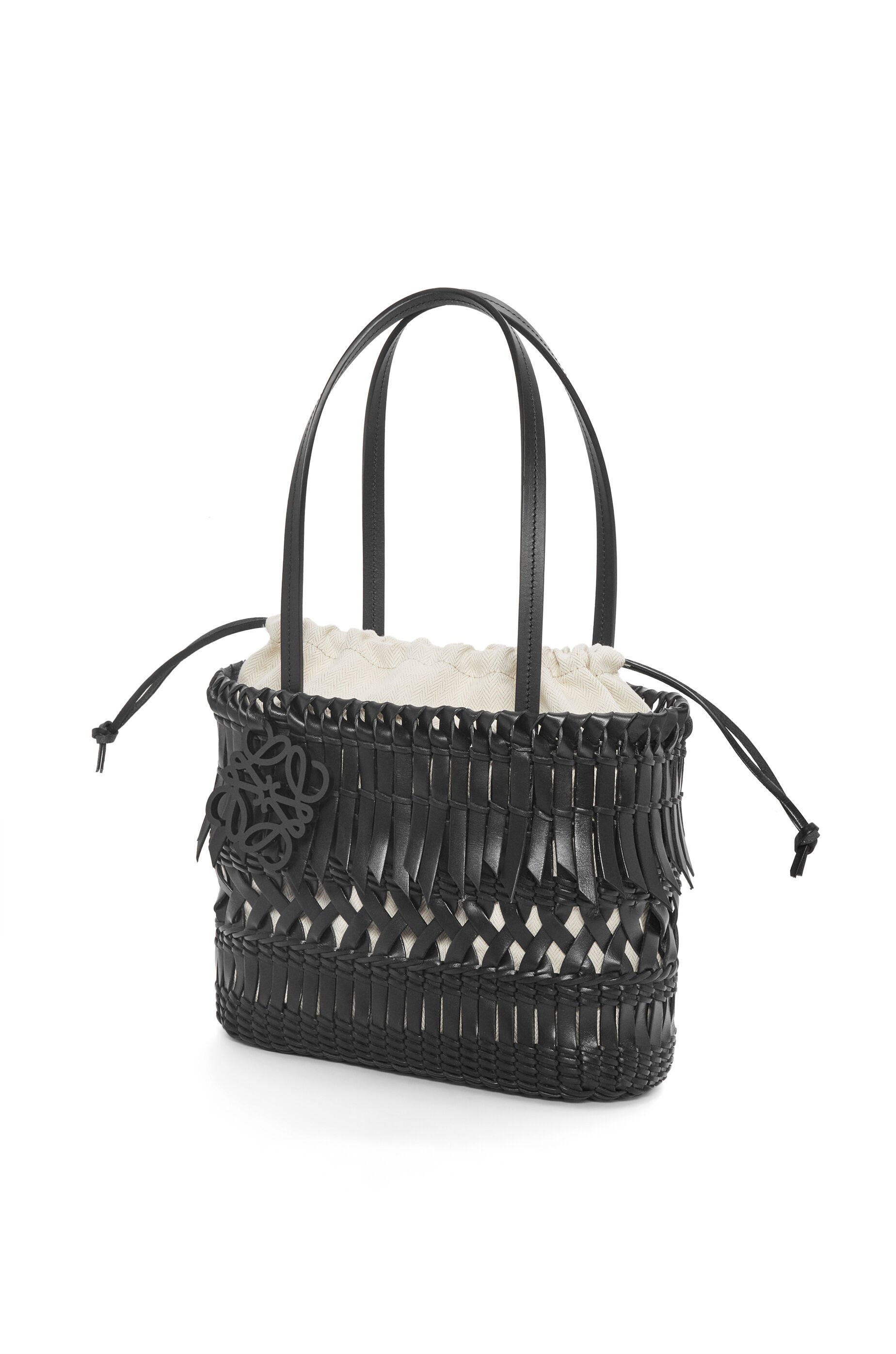 Fringe Square Basket bag in calfskin - 2