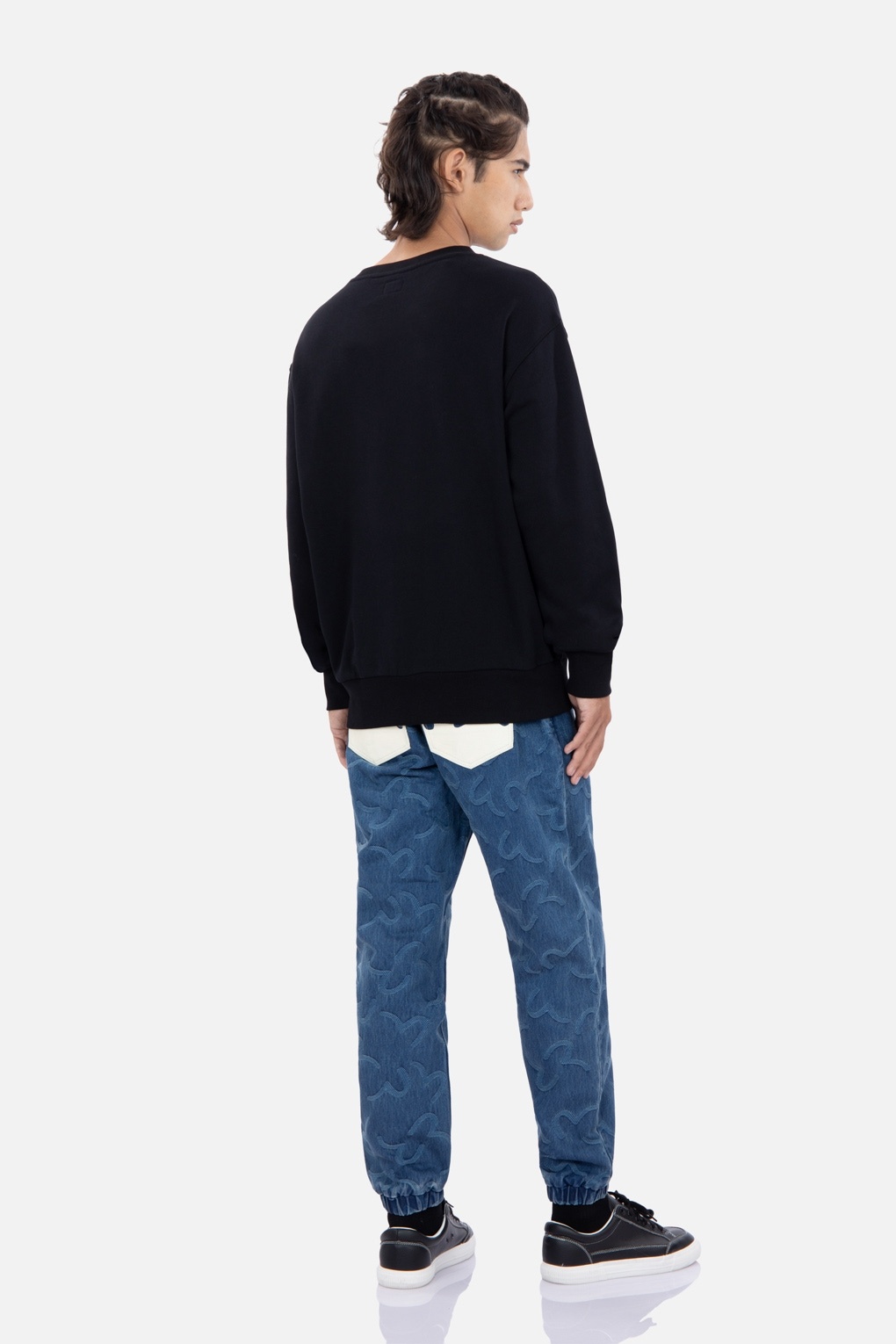 POCKET GRAPHIC PRINT SWEATSHIRT - 4