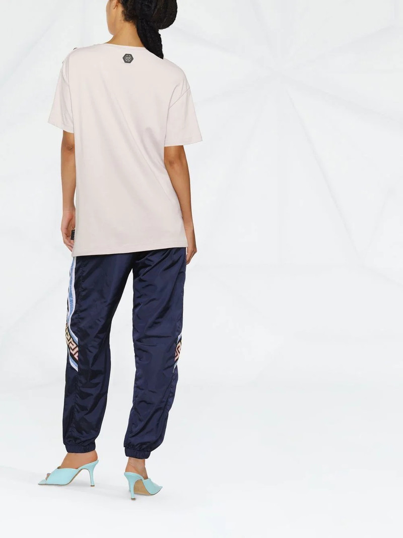 crystal-embellished logo-print T-shirt 4