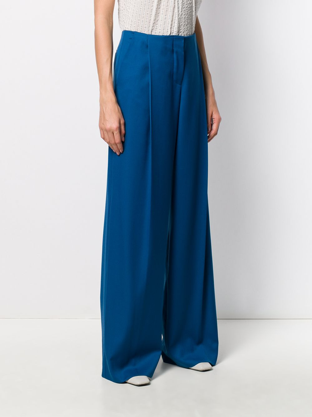 wide leg tailored trousers - 3