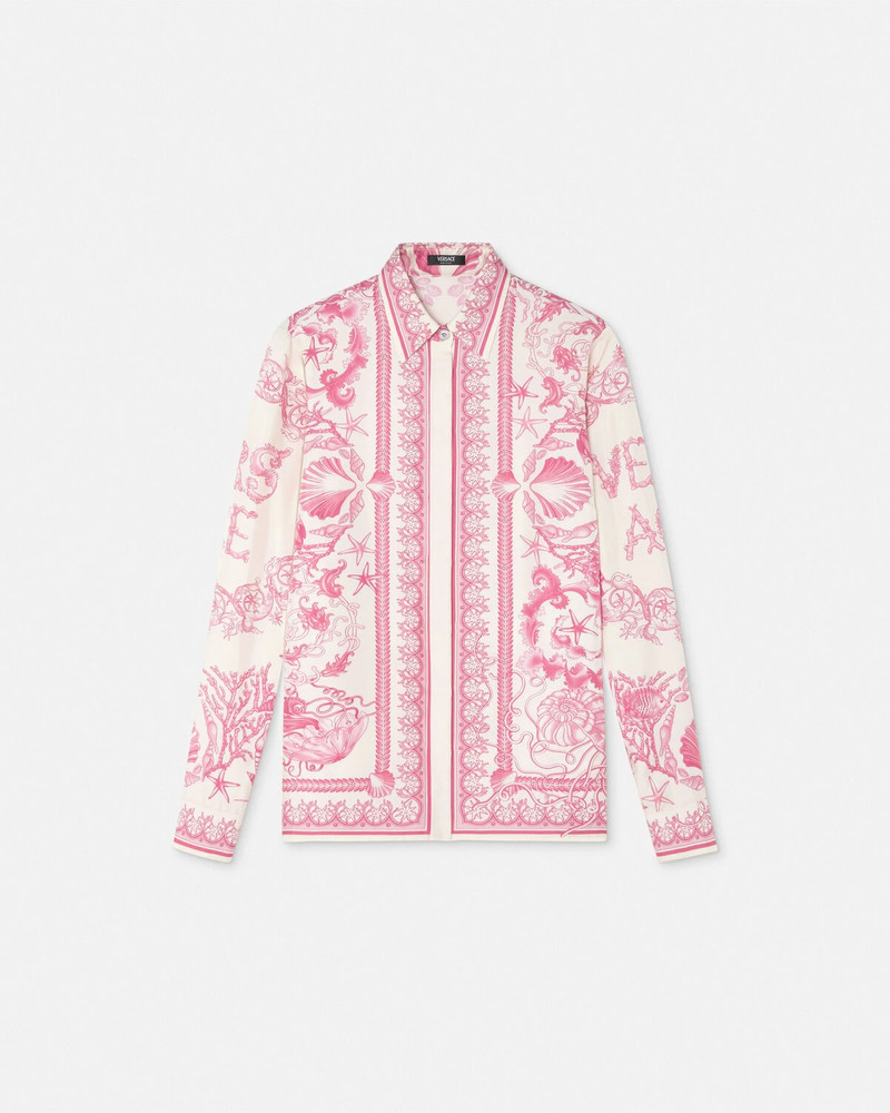 Underwater Barocco Silk Shirt - 1