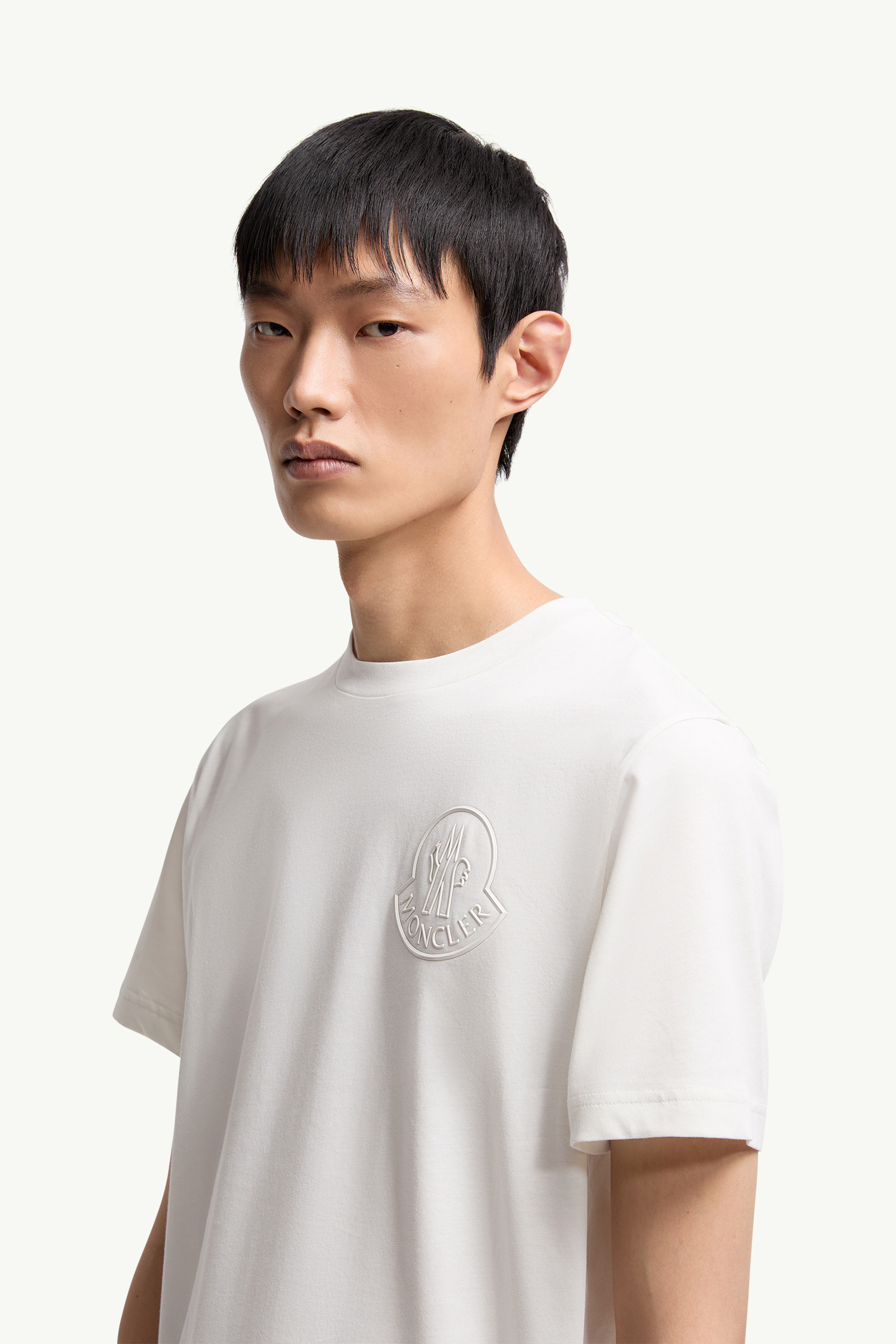 Three-Dimensional Logo Cotton T-Shirt - 4