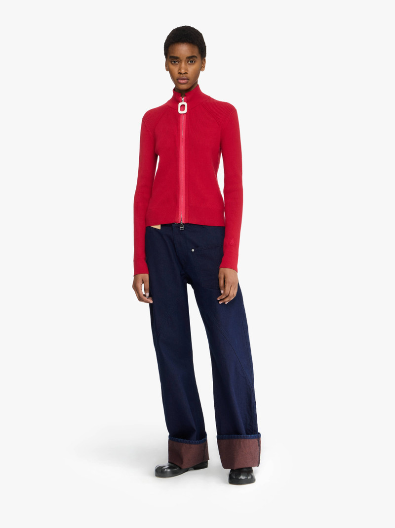 JW Anderson TURN UP TWISTED WORKWEAR JEANS outlook