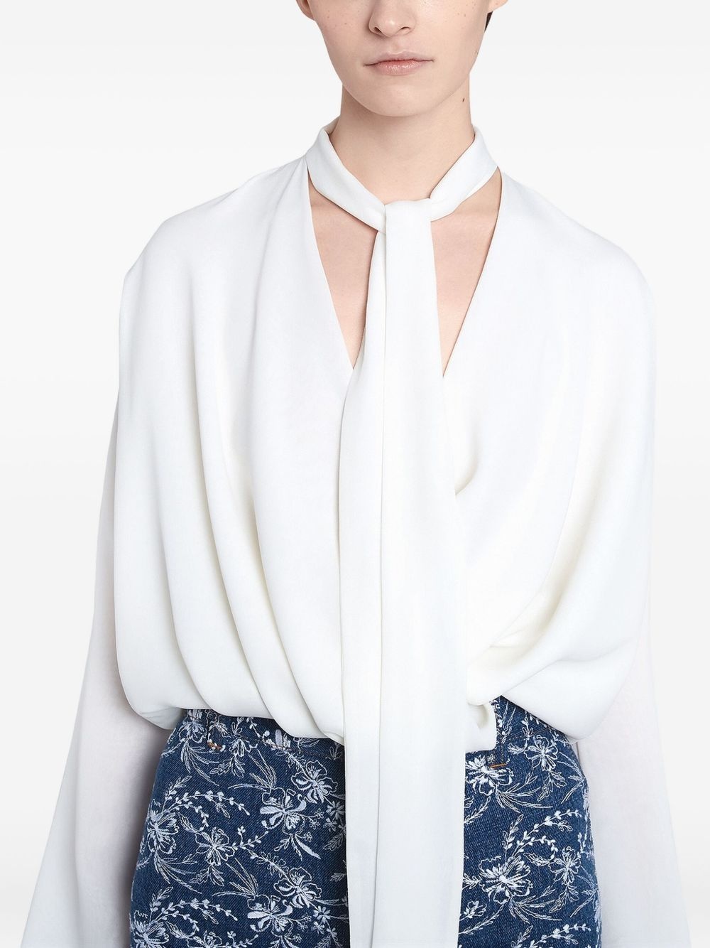 silk blouse - 5
