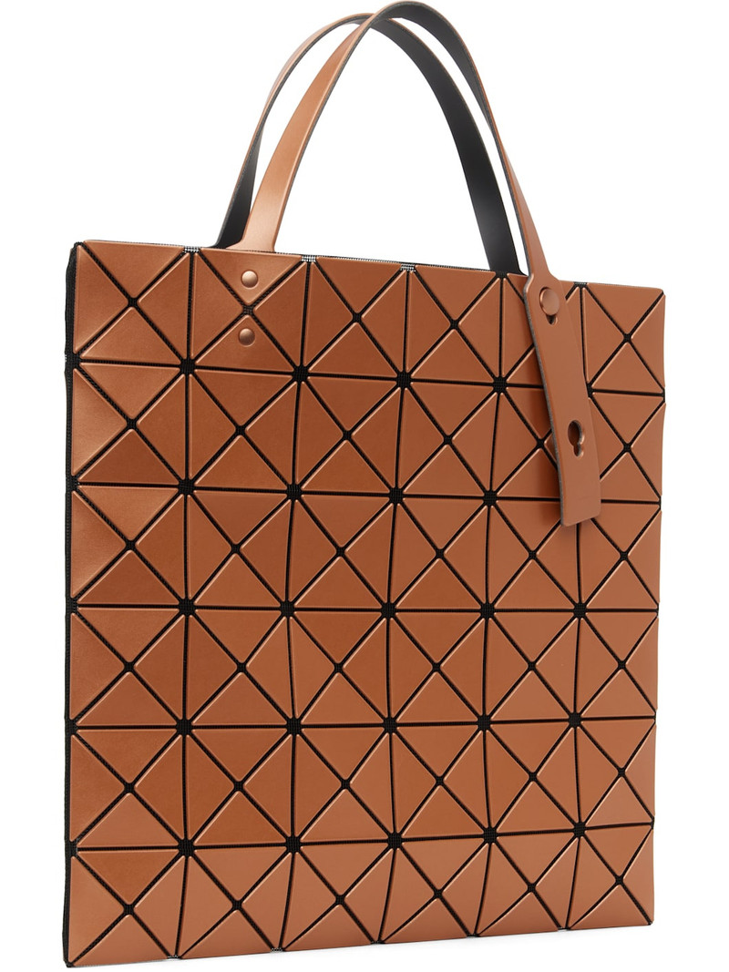 BAO BAO ISSEY MIYAKE Orange Lucent Metallic Tote outlook